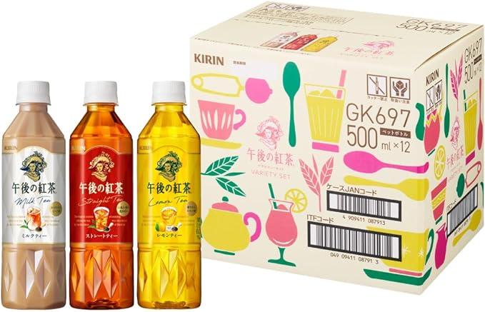 キリン 午後の紅茶 バラエティーセット 500ml 12本 紅茶 お茶 ペット