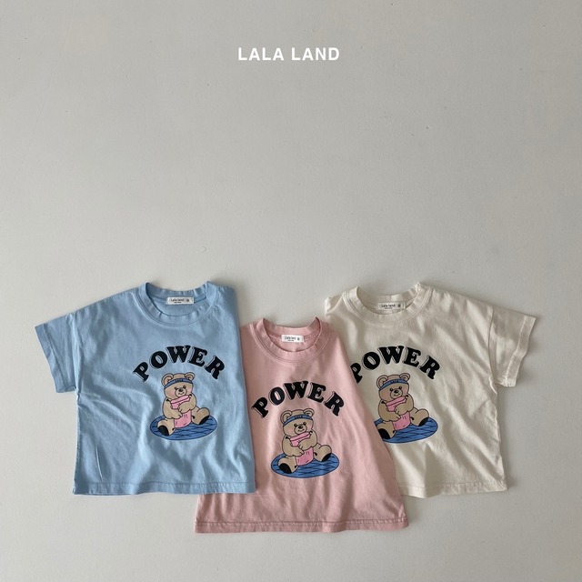 ＊SALE＊【2022SS即納】＊lala land＊パワーベアTシャツ