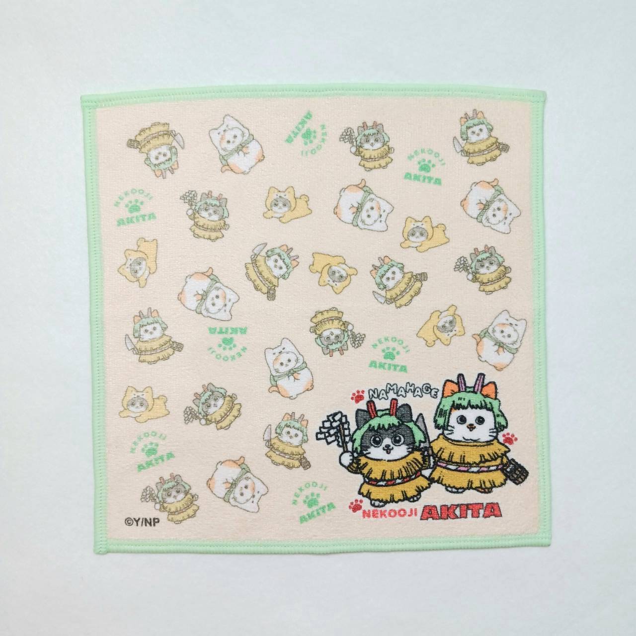 ねこに転生したおじさん秋田 ハンカチ | TORCH-Online Shop-