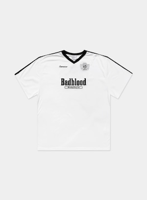 [BADBLOOD] Sports Club 1/2 Tee - White 正規品 韓国ブランド 韓国通販 韓国代行 韓国ファッション バッドブラッド 日本 店舗