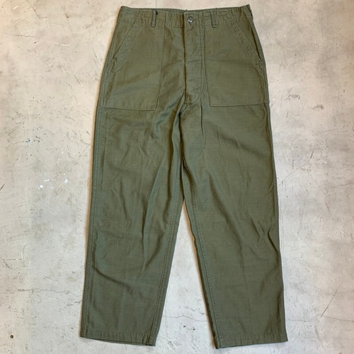 70's U.S.ARMY ベイカーパンツ 米軍 DSA100-74-C-1103 OG-107 WINFIELD社 コットンサテン ミリタリー W33位 希少 ヴィンテージ BA-1250 RM1619H