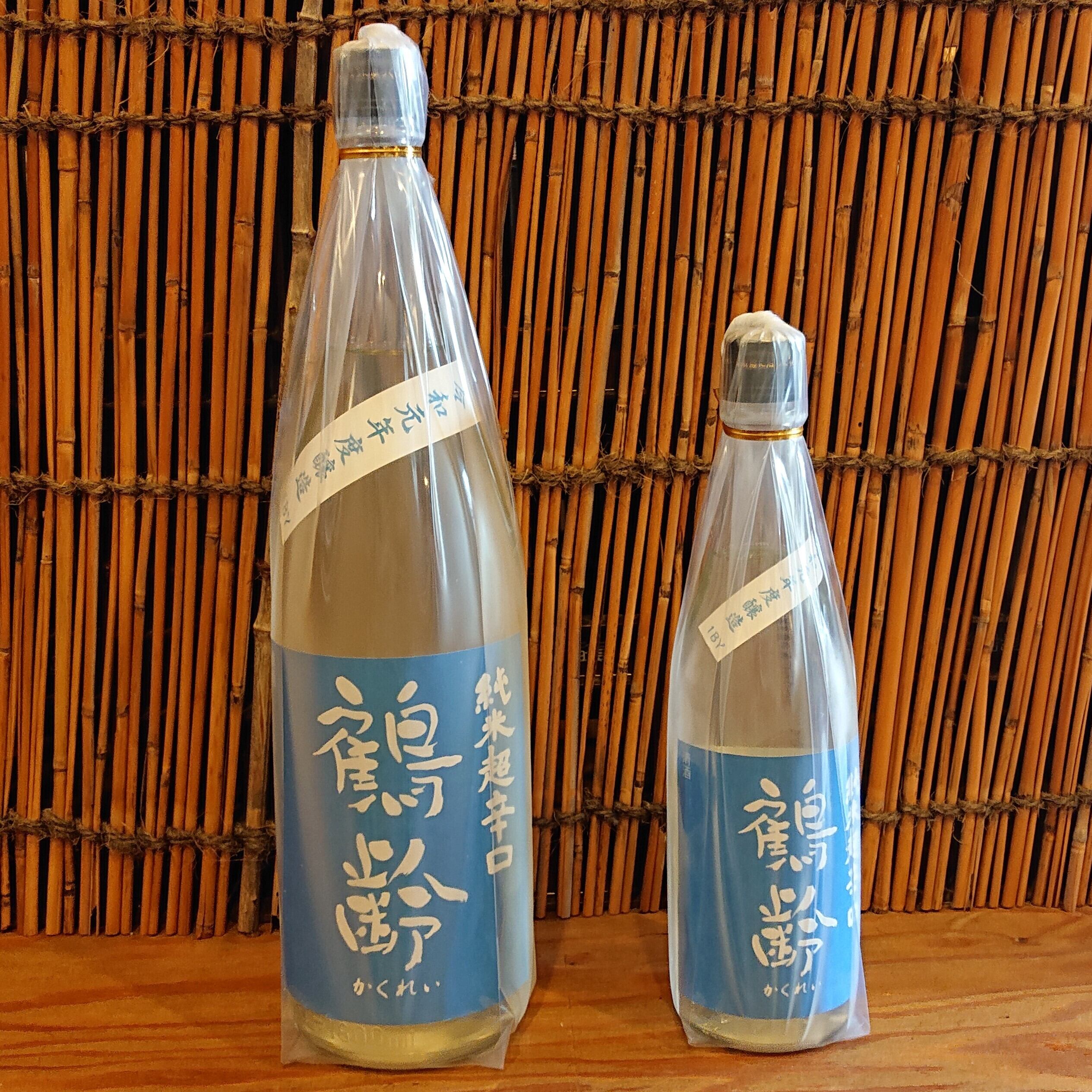 鶴齢 風味絶佳【露草色】美山錦 超辛口 無濾過【火入れ】 1.8L | 雪国