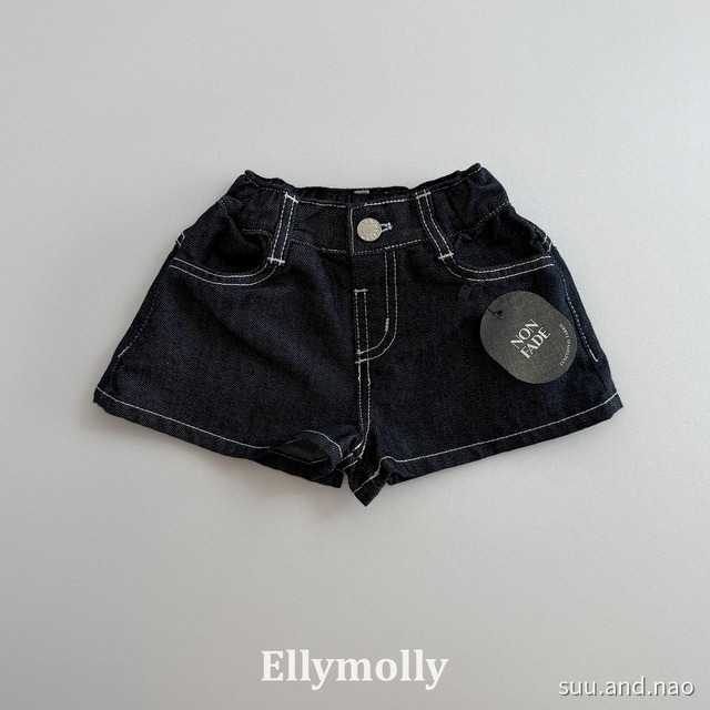 取寄:ELLYMOLLY フラップノンフェードパンツ※送料無料