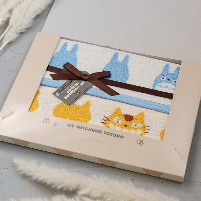 となりのトトロ　タオルギフト　ウォッシュ×１枚フェイス×１枚セット（シルエット/9611）