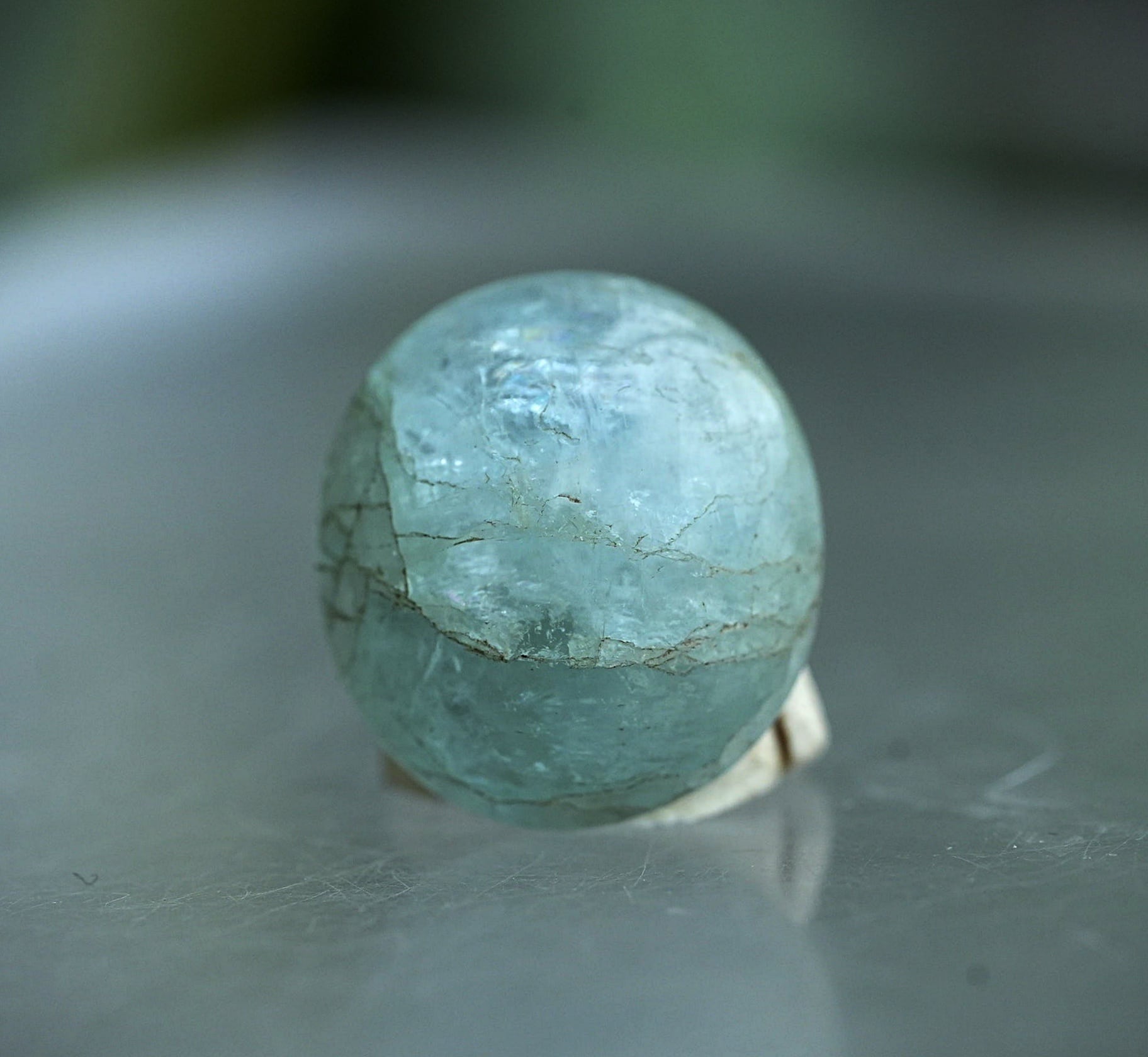 マリンクリスタル サンタマリアアクアマリン ダイヤモンドネックレス AQ 3.567ct D