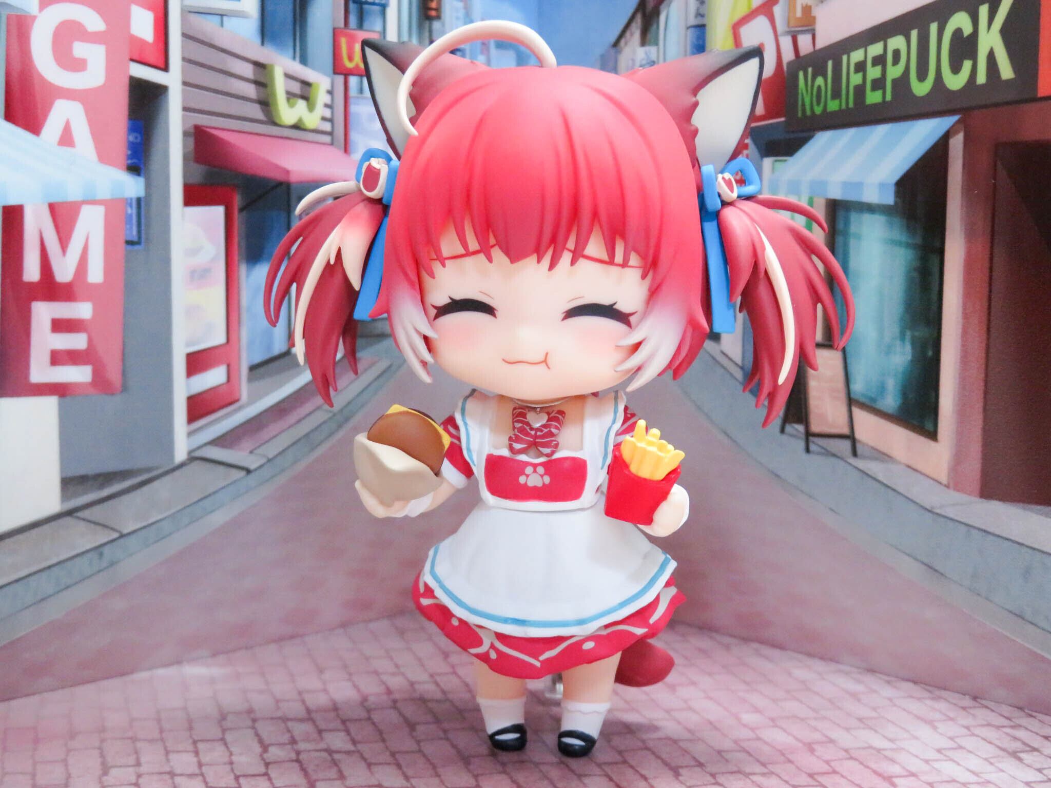 1【SALE】（A−ランク）【2709】 赤見かるび 髪パーツ ネコ耳