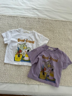[le petie mot] Good and Friend Tee / [르쁘띠모] 굿앤프랜드티