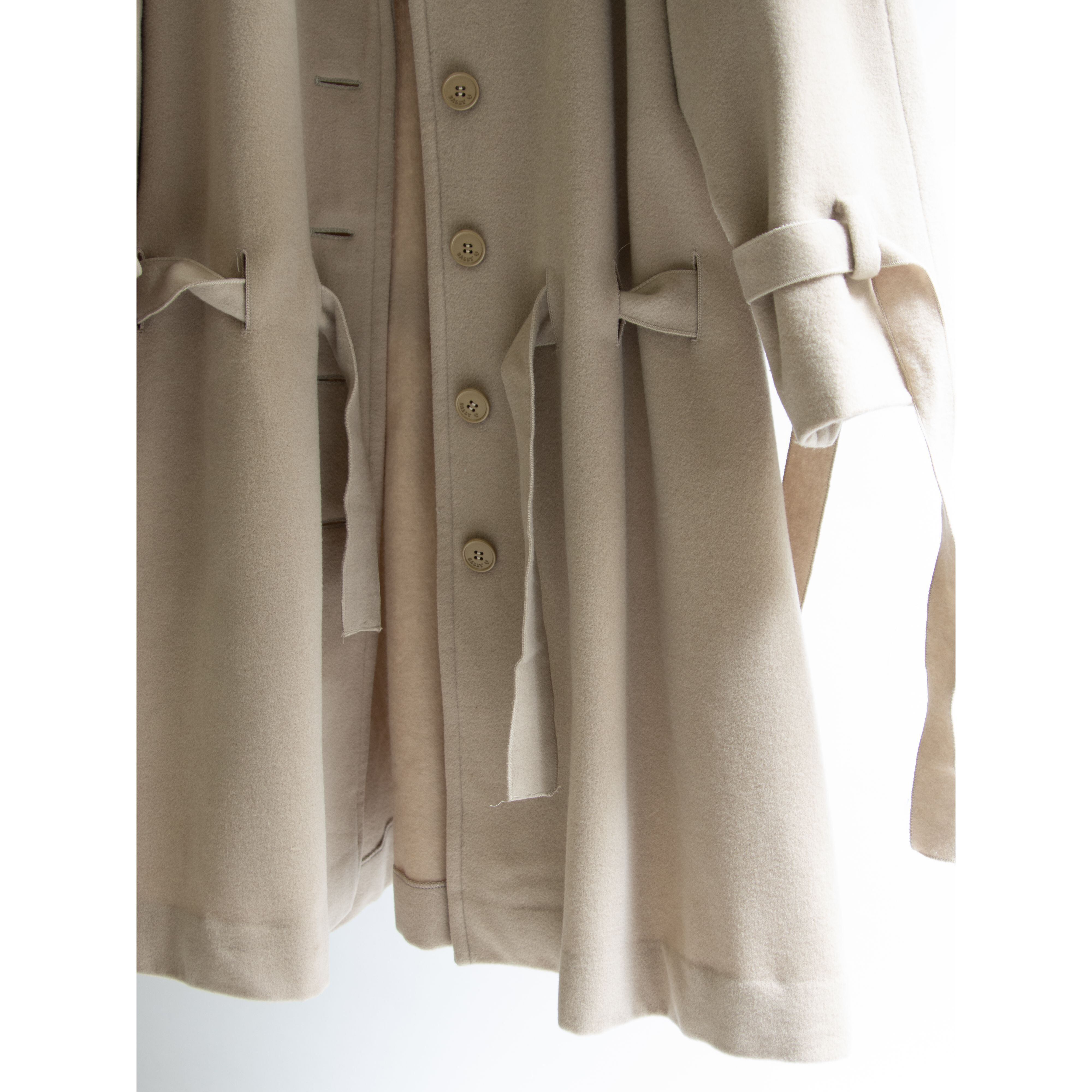 【BALLY】Wool-nylon belted coat（バリー ウールナイロン ベルテッドコート）11a