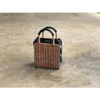 再入荷 The Bagmati(バグマティ) Rattan Wicker×Leather Square Handle Bag