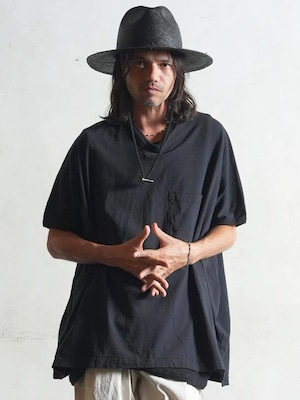 EGO TRIPPING (エゴトリッピング) PONCHO POLO ポンチョポロ / BLACK 666000-05