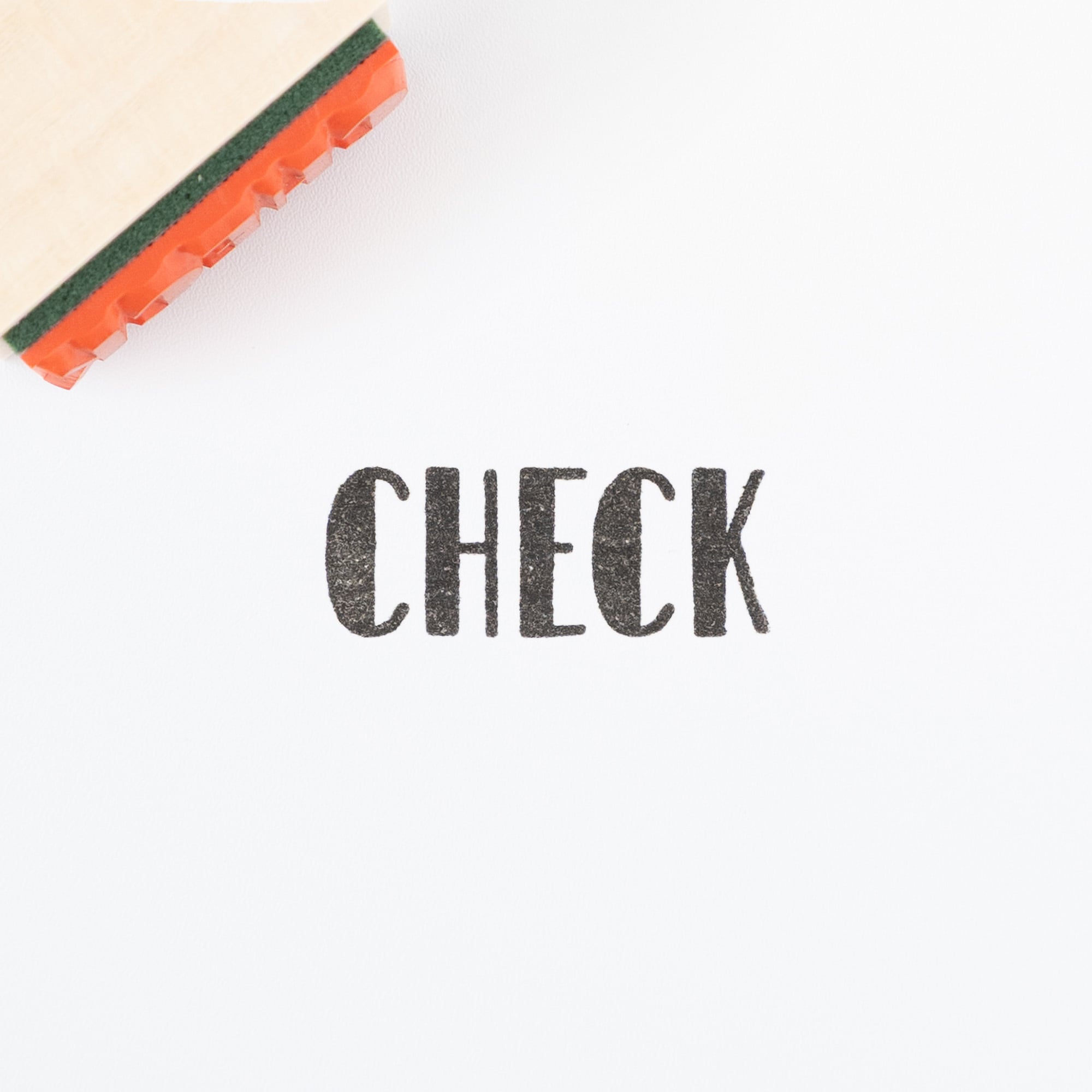 【大きな文字】CHECK_チェック | はんこ