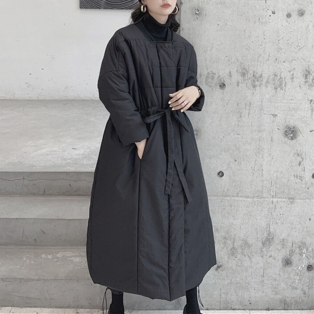 Cotton coat mid-length C0559