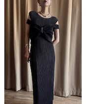 MADE IN JAPAN pleats mode set dress-4820-7