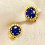 vintage deep-blue circle