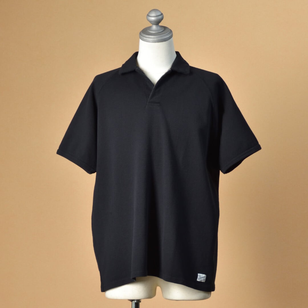 Kepani ケパニ ラフィーヘビーウエイトピケスキッパー・ブラック【送料無料】