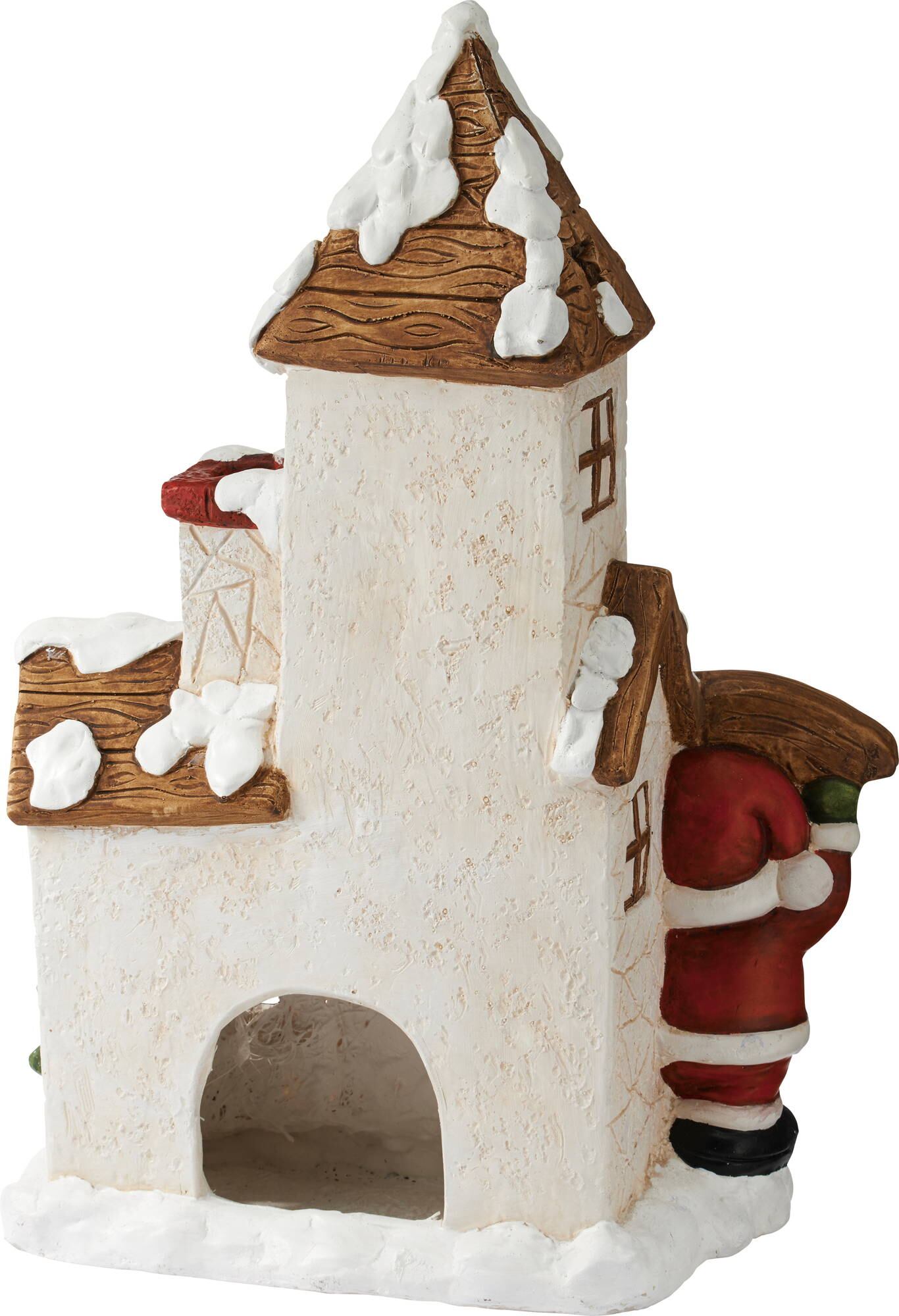 セラミックサンタハウススタンド　-　CT-744　4961823765933　クリスマス雑貨 > ポピーオリジナル