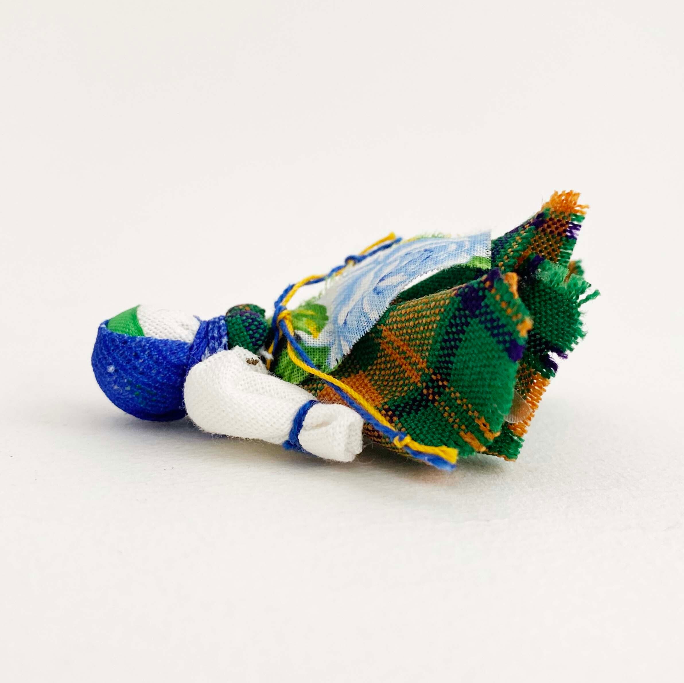 ロシアの布人形(緑)