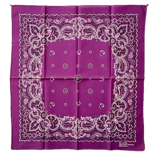 【Goodカラー】70s~  RN13960 Paris 花柄 ヴィンテージ バンダナ