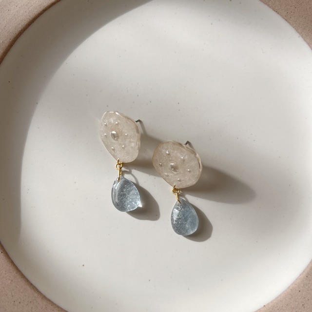 【6月 誕生石カラー ブルームーン】バースデーカラードロップピアス・イヤリング｜画像3