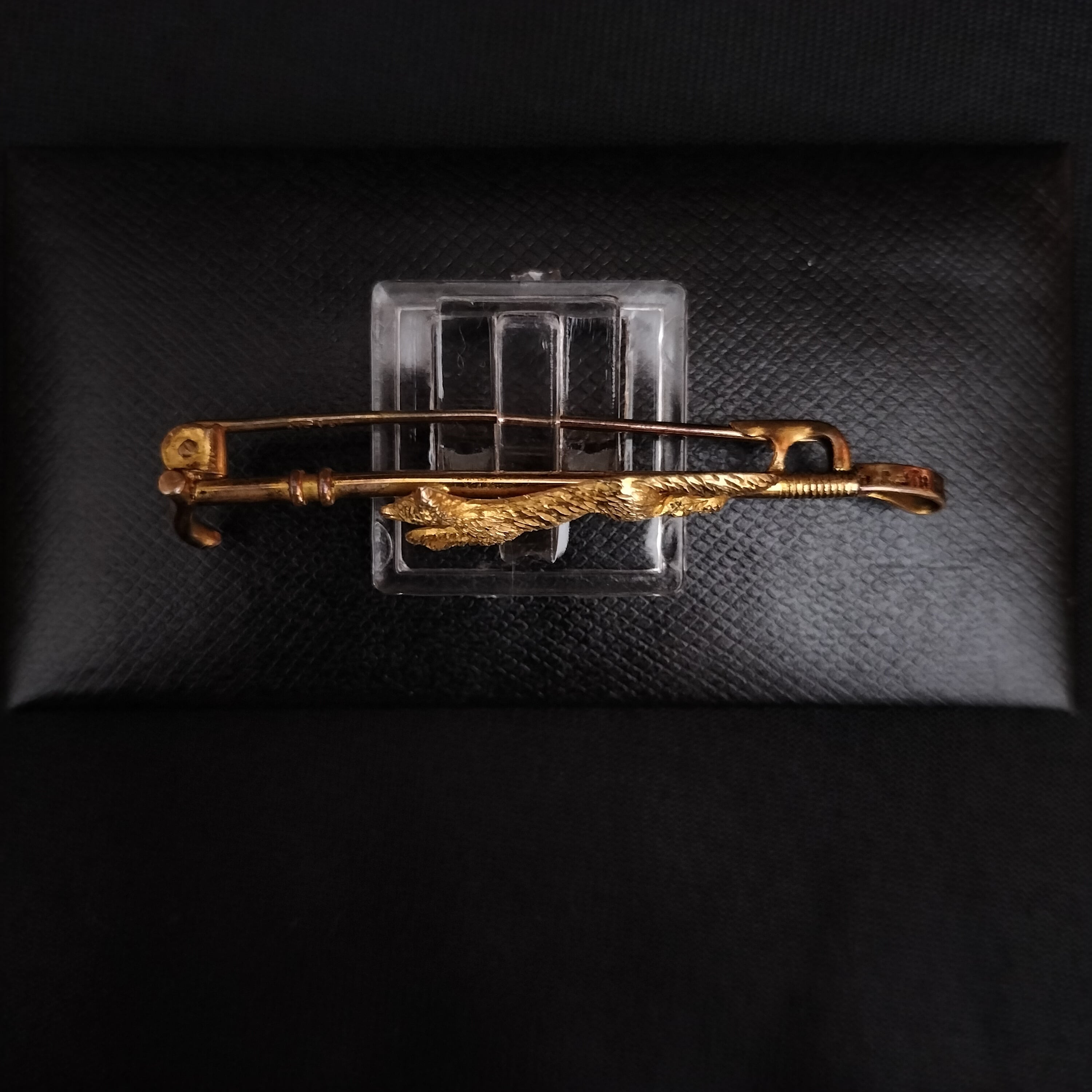 Edwardian Rolled Gold Fox Brooch UK | Antico