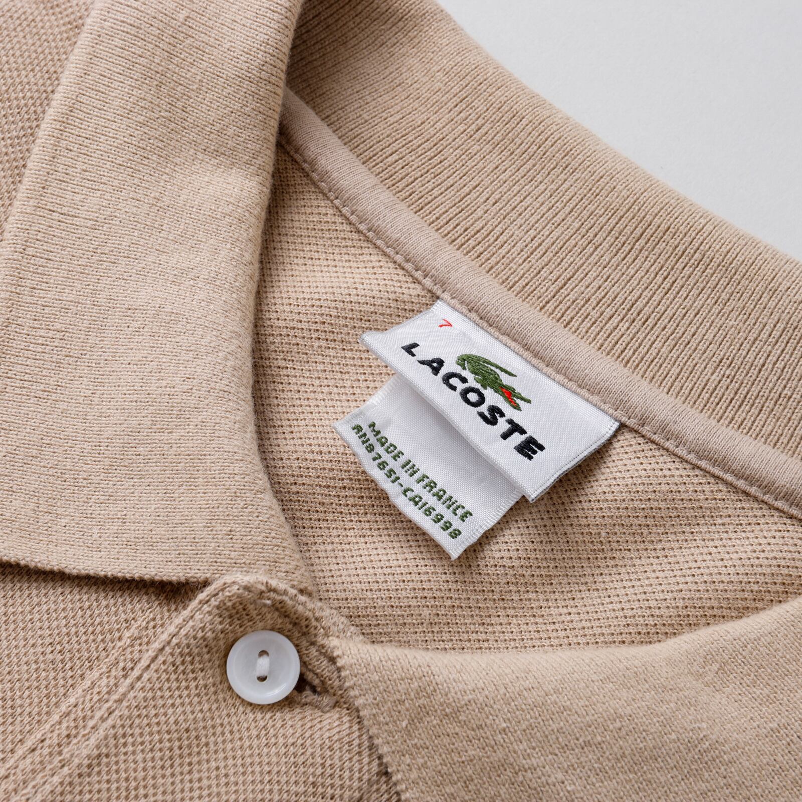 80年代初期 フレラコ ロングスリーブ ベージュ サイズ6 LACOSTE 60s 70s 80s French Lacoste Shirts – ataco garage blog