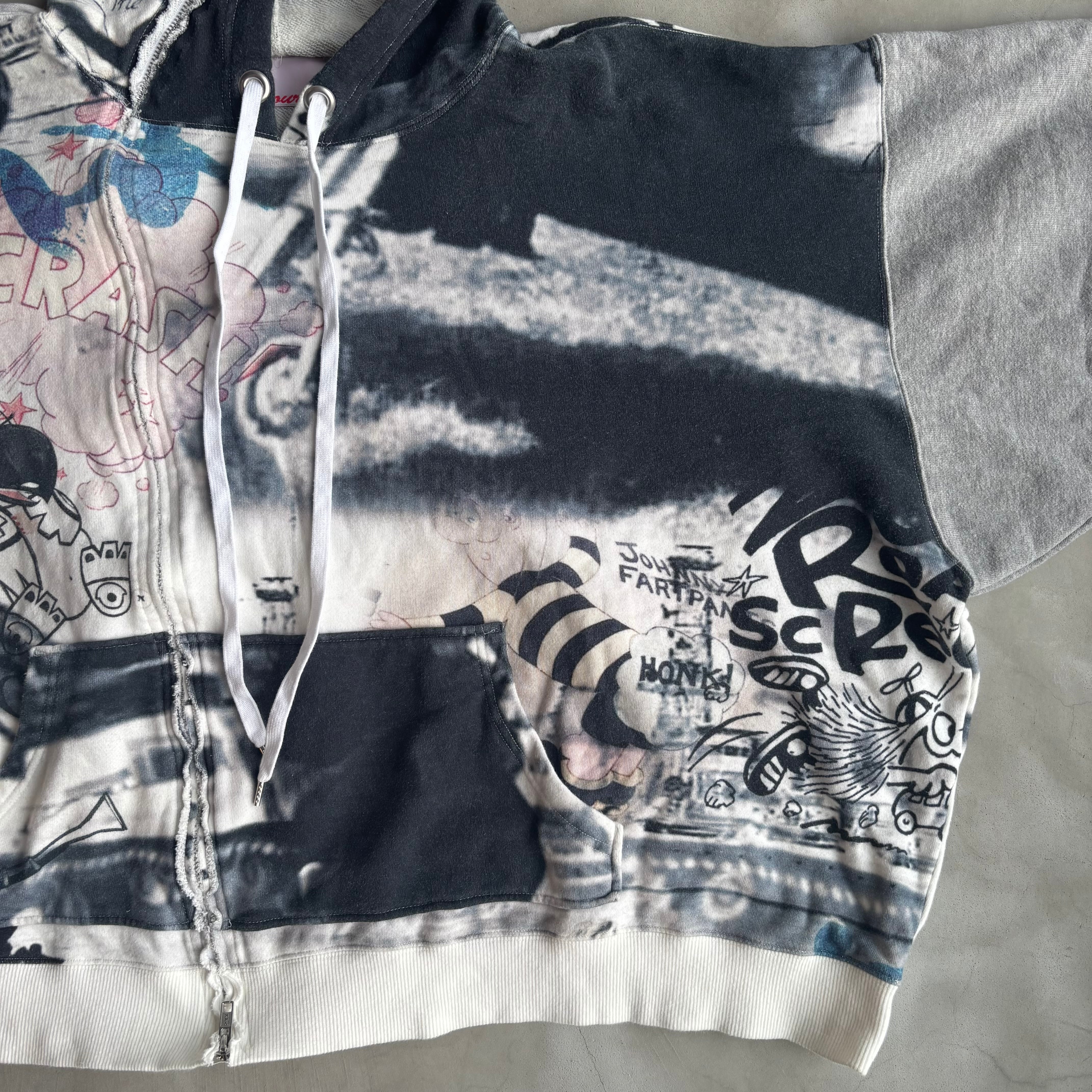 NOZOMI ISHIGURO, CRASH Zip Up Hoodie | WEB