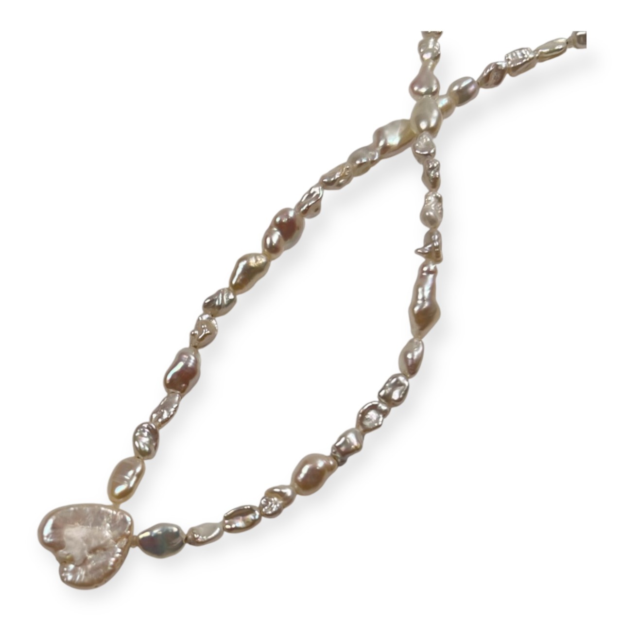 Mademoiselle NON NON マドモアゼルノンノン 淡水真珠 淡水パール K18 750 パール ネックレス/袋付き