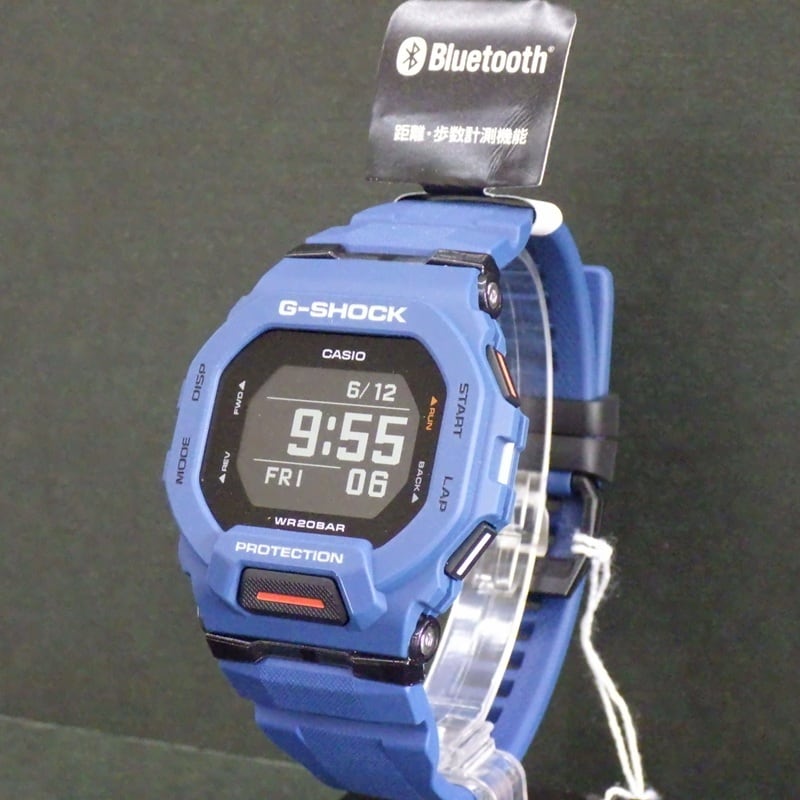 カシオ G-SHOCK GBD-200-2JF ブルー [20気圧防水 歩数・カロリー・距離