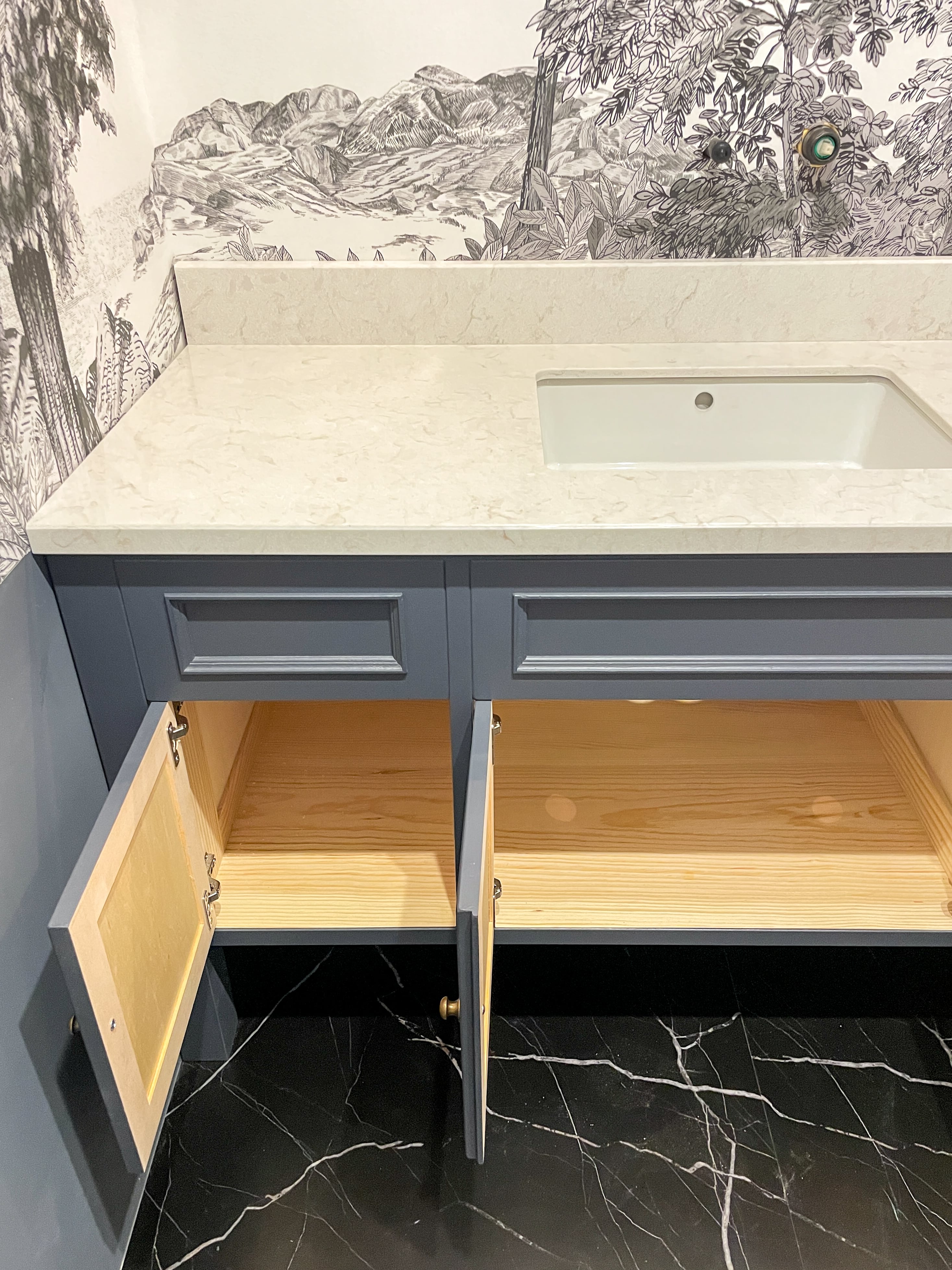 オーダーメイド洗面カウンター110 店舗向けおしゃれな洗面化粧台