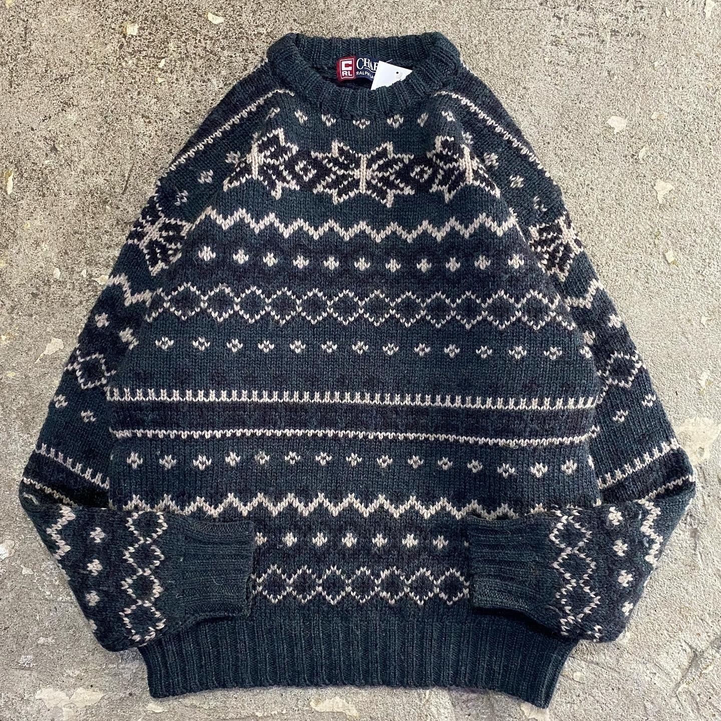 90s 〜 CHAPS Ralph Lauren wool knit【仙台店】 | What'z up