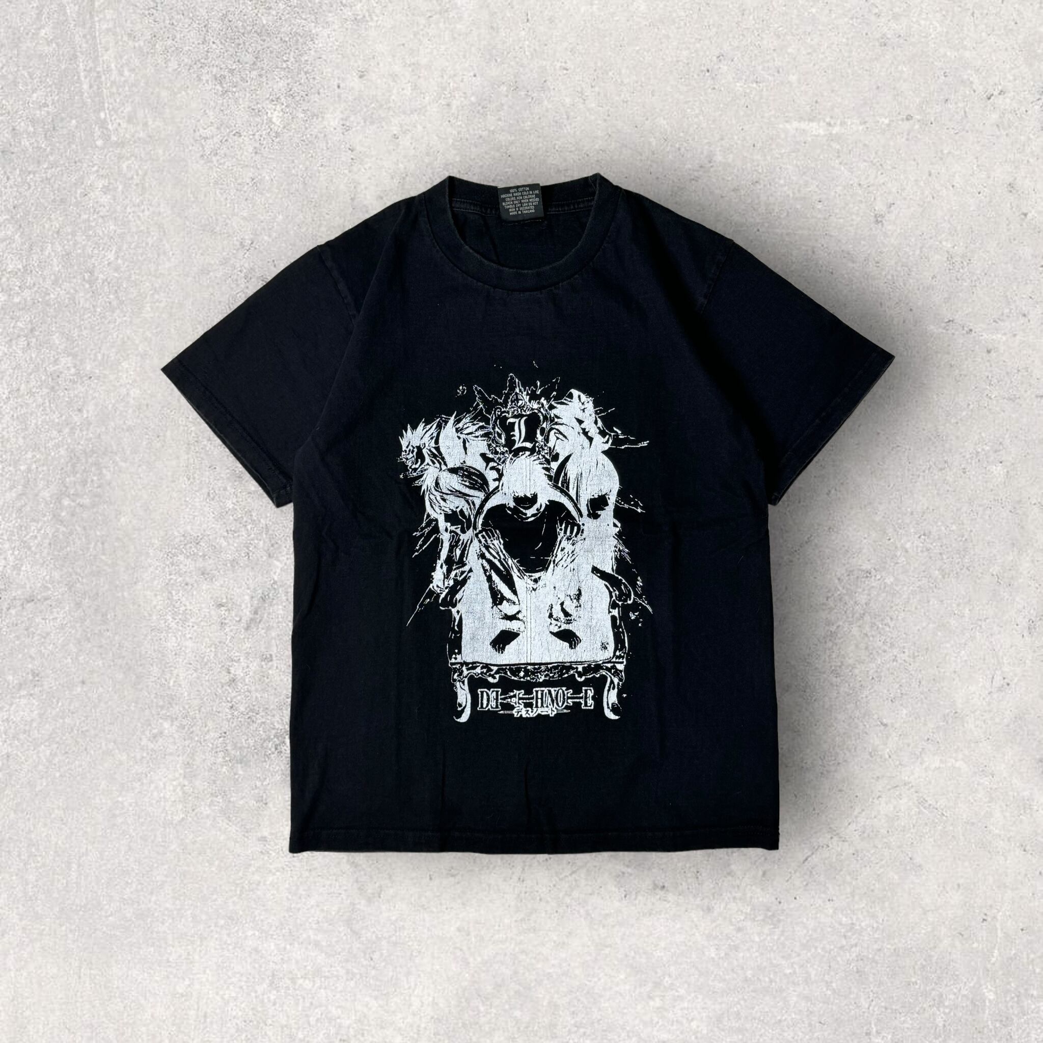 "00's DEATH NOTE" print t-shirt