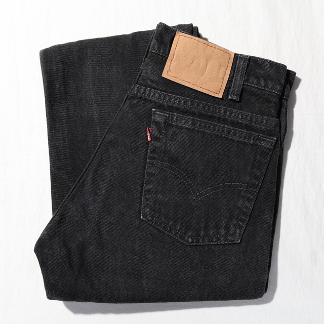 美品 31×30 Levi’s 505 USA 96年 サルファーブラック デニムパンツ リーバイス