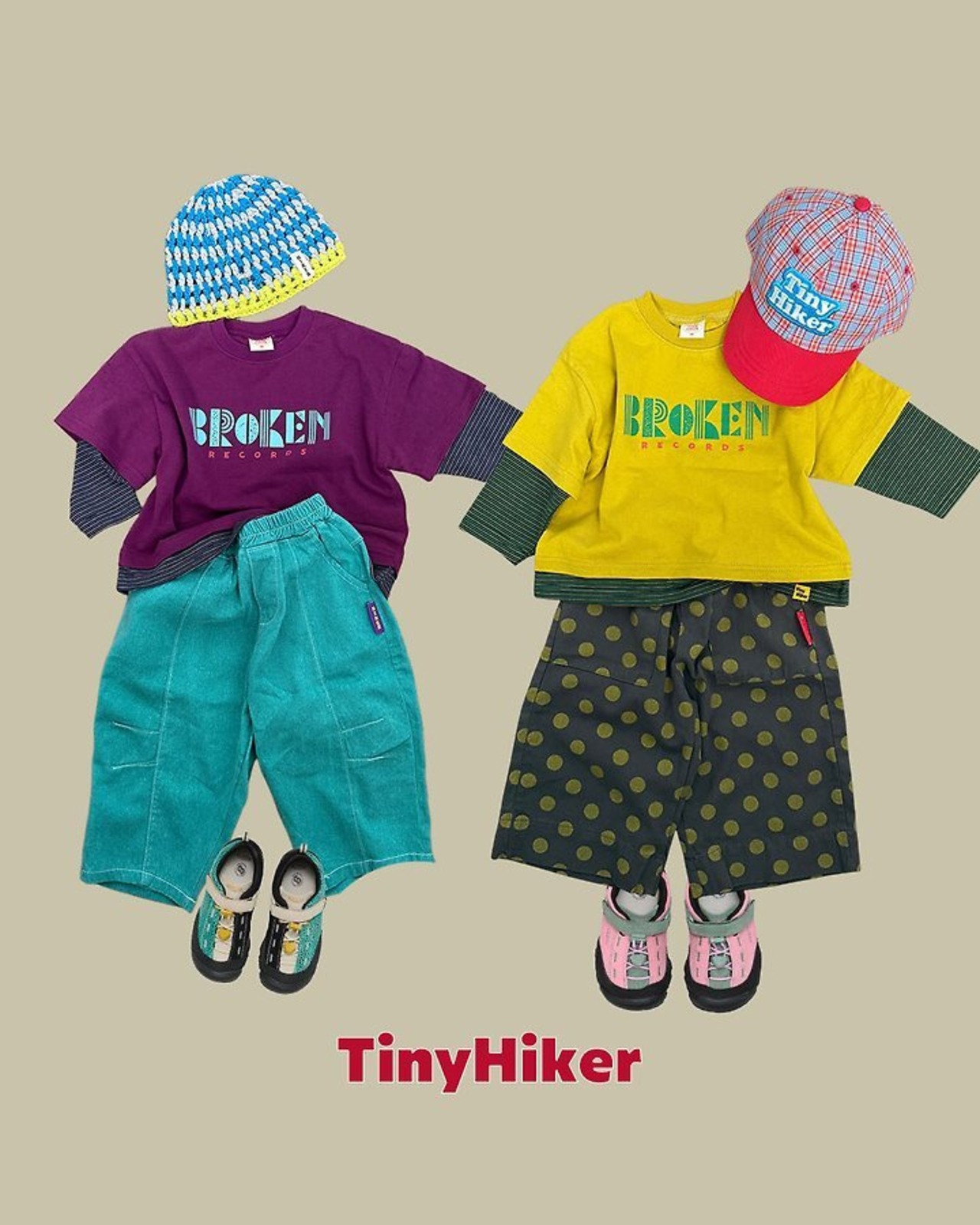 韓国子供服 / TinyHiker / 26Autumn / ピグメント ダーツパンツ / 秋服 *XS~XL *