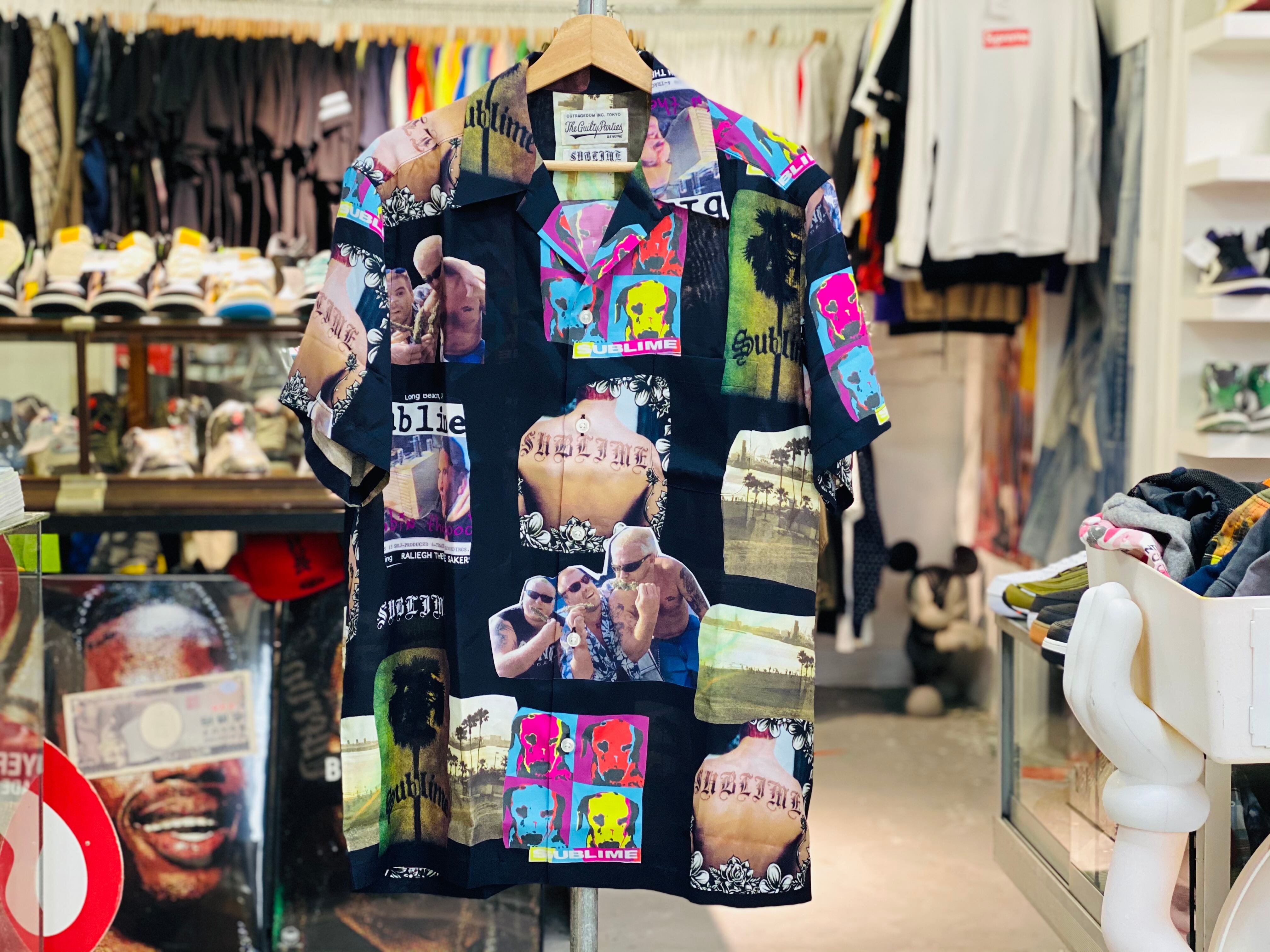 WACKOMARIA × SUBLIME HAWAIIAN SHIRT LARGE BLACK 120KB3229 | BRAND