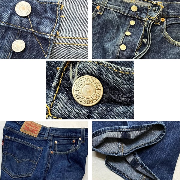 1点物◇エジプト製リーバイスLevisジーンズ501濃紺デニムパンツ古着
