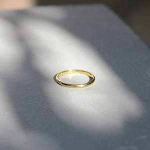 〈K10 YG〉simple ring / high dome / 2mm