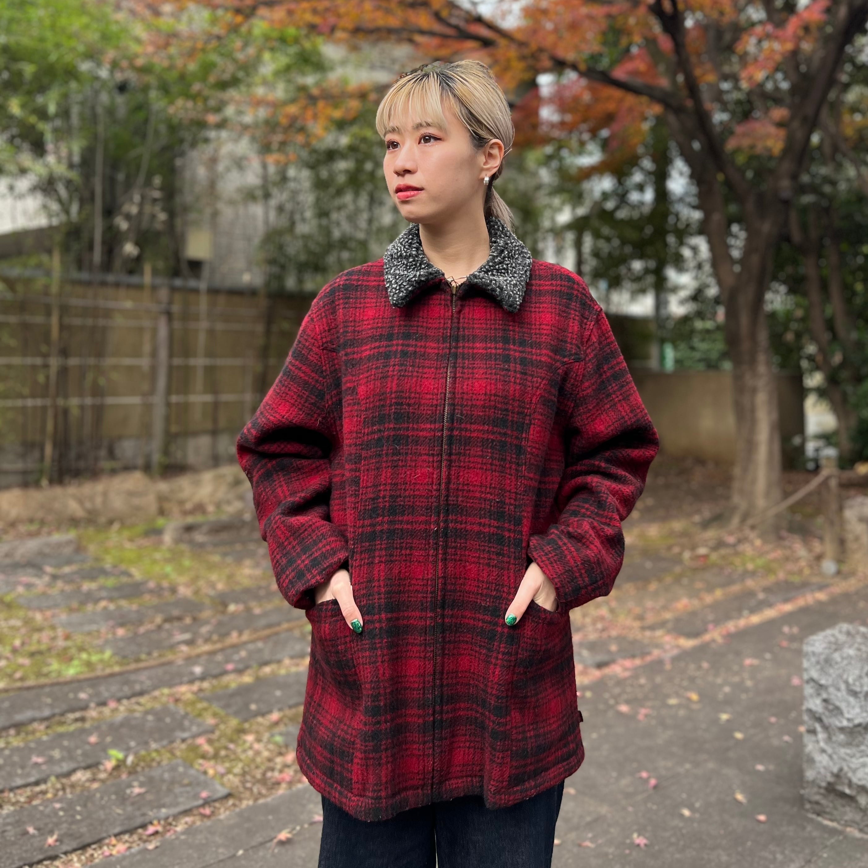 USA製 sizeM Woolrich ウールリッチ ウールジャケット ジャケット