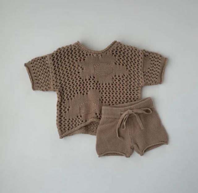 【即納】BELLE & SUNCrochet Shorts - cedar