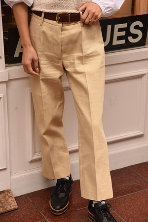 DOLCE&GABBANA / vintage beige slacks pants.