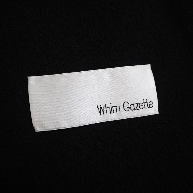 Whim Gazette ウィムガゼット カシミアリバーコート | LIFNE（リフネ）