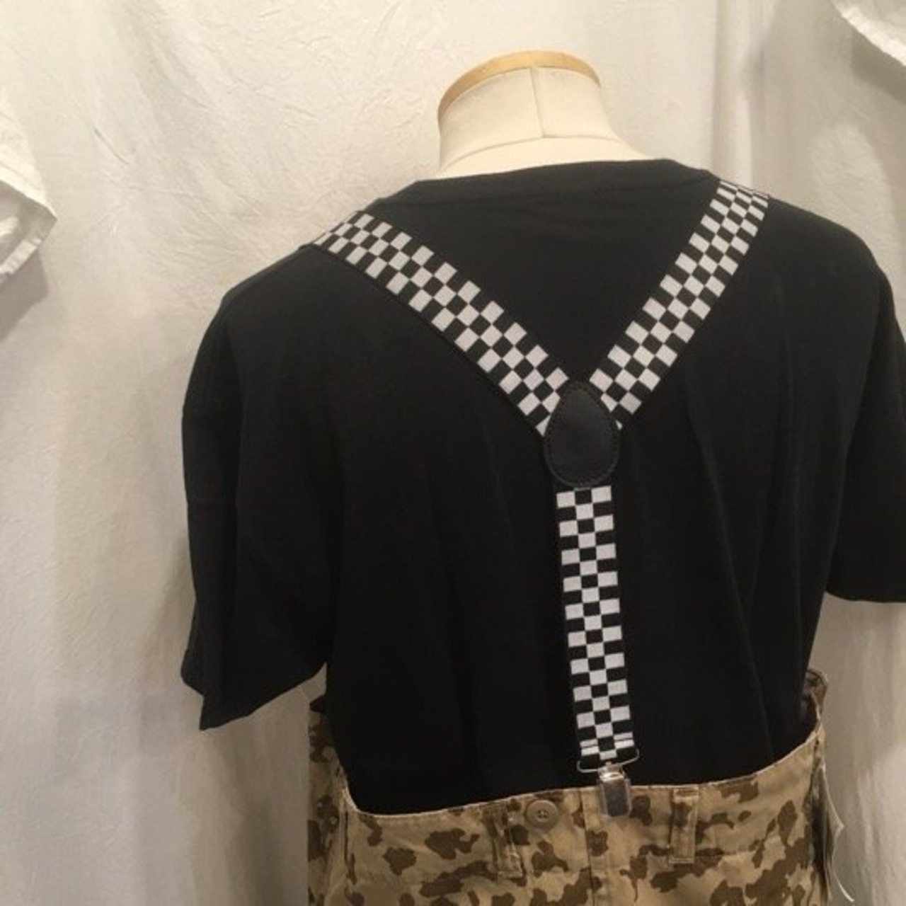 TOPANGA ACCESSORIES　クリップサスペンダー　チェック