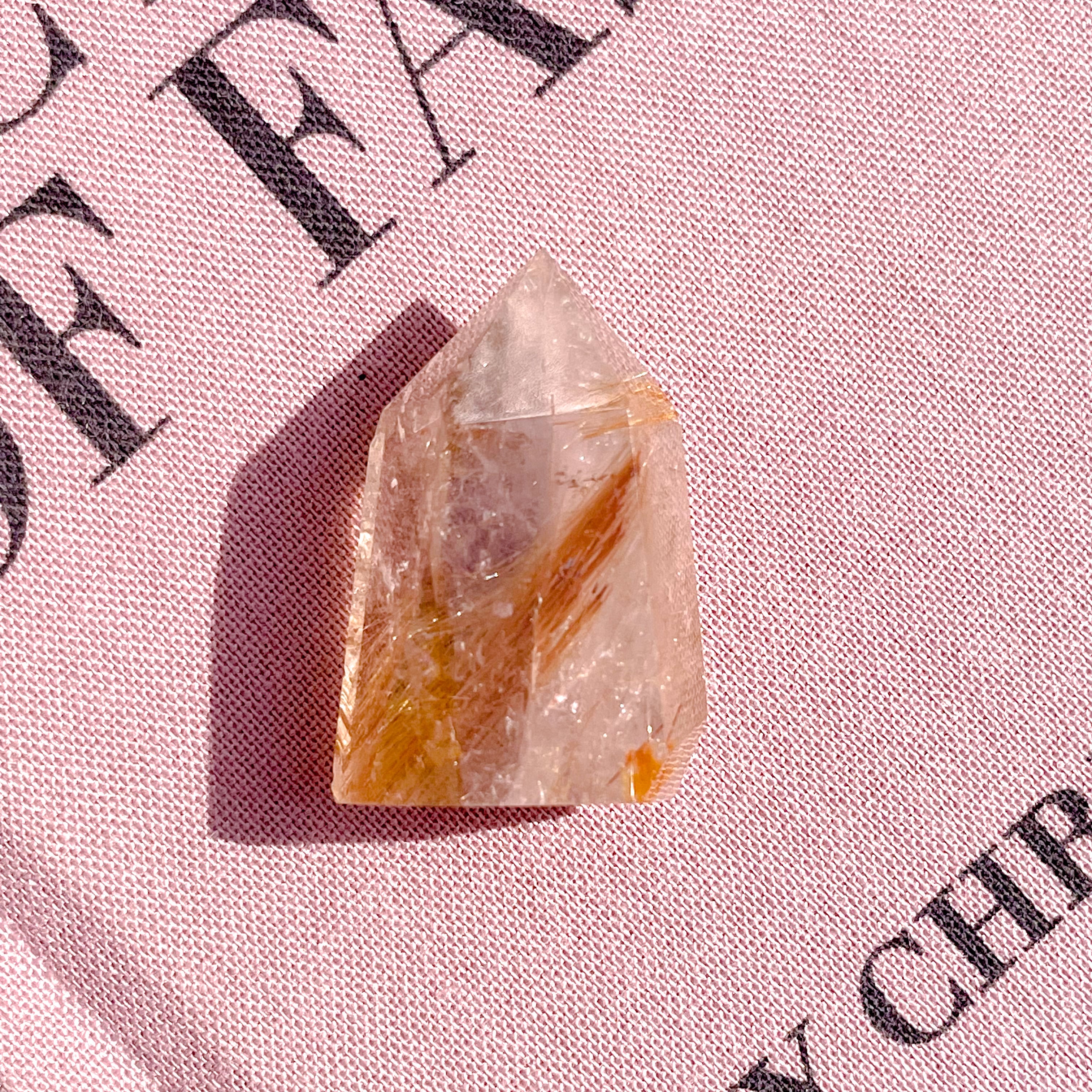 MINI Rutilated Quartz Point 3 ✧ ルチルクォーツ