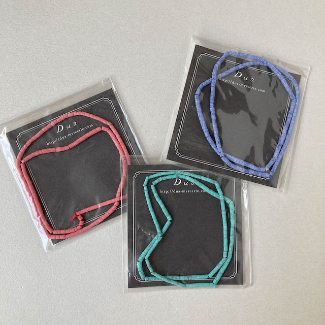 〈再入荷〉マーブルミニ円柱ビーズパックS（2mm）