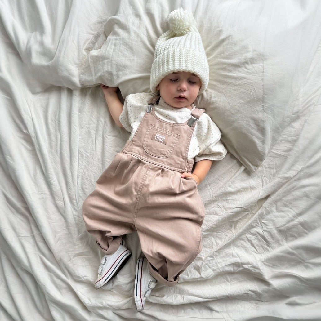 【即納/送料無料】twin collective / Bowie Bubble Overall -Latte-