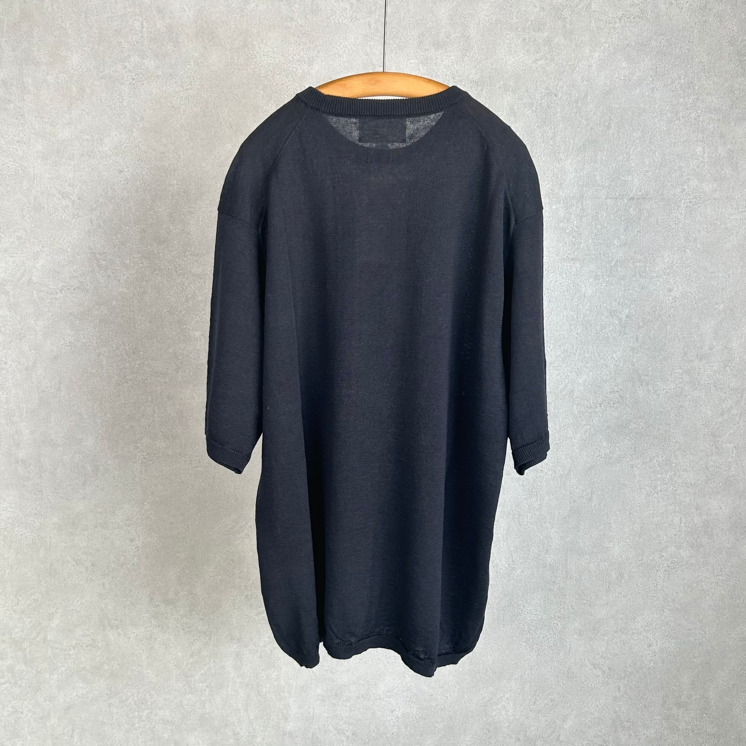 26SS STILL BY HAND リネン×コットンニットTee 26SS》【STILL BY HAND】LINEN COTTON KNIT TEE スティルバイハンド