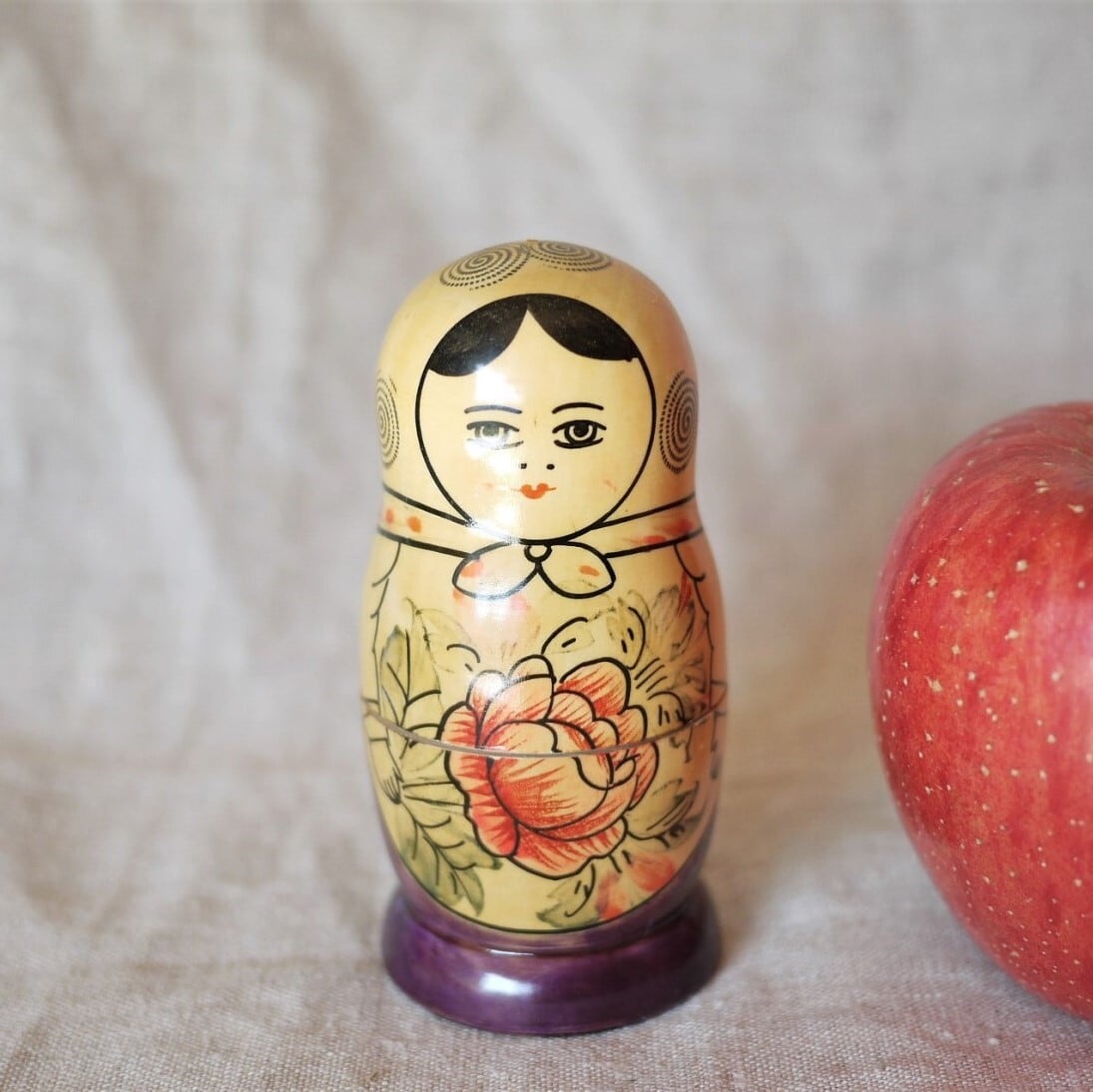 古いマトリョーシカ 5人 セミョーノフ ロシア 11cm