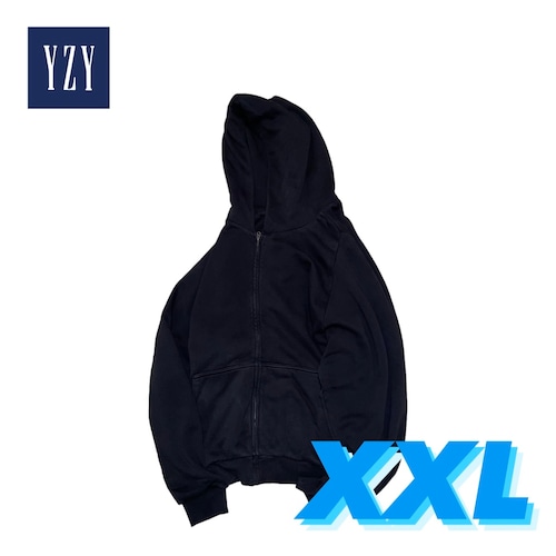 【BLACK4 size XXL】 2022s Yeezy×GAP doubleface zip up sweat hoodie