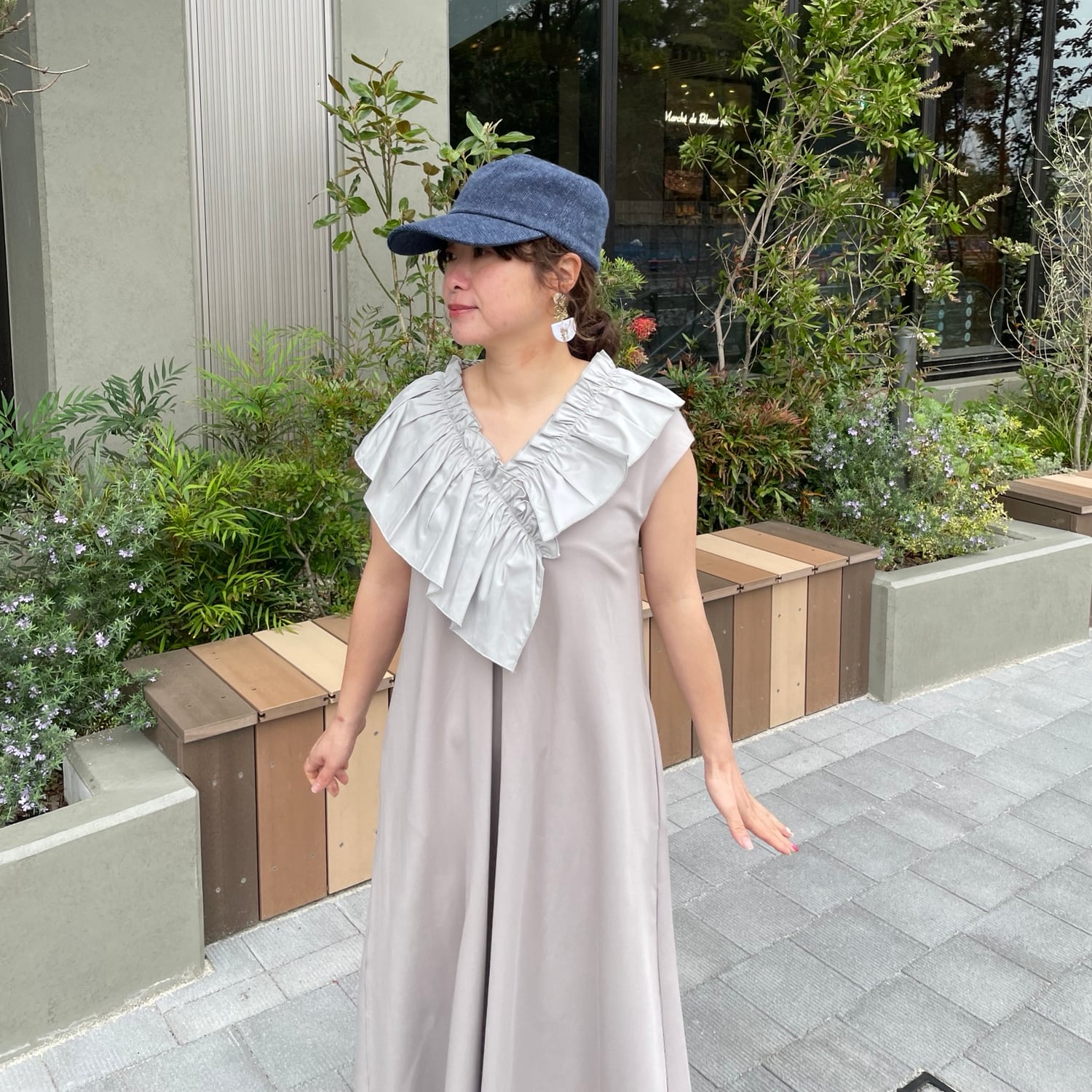 洗えるリネン】真夏も涼しい麻素材♡大人のリネンキャップ♡サイズ調整