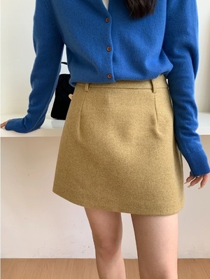 ハイウエスト ミニ丈 ウールスカート レディース スカート ボトムス ミニスカート ミニ 膝上 Aライン タック ふわふわ ファスナー ポケット ハイウエスト かわいい 大人可愛い きれいめ シンプル カジュアル 上品 おしゃれ こなれ感 無地 春 秋 冬 ママ 通勤 学生 学校 通学 デート お出かけ 旅行 公園 女子会 休日 ショッピング カフェ 美脚 脚長 S M L カーキキャメル