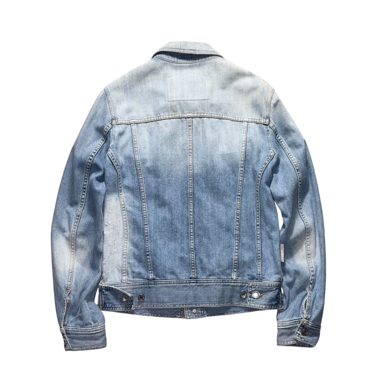 DOLCE&GABBANA damaged denim jacket